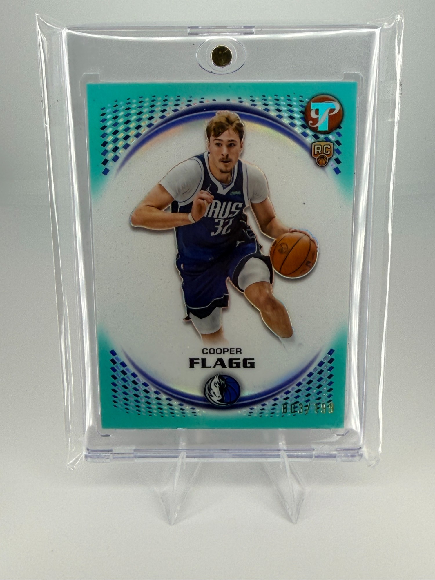 2025-26 Topps Pristine Cooper Flagg #111 Teal Ice 003/199 RC