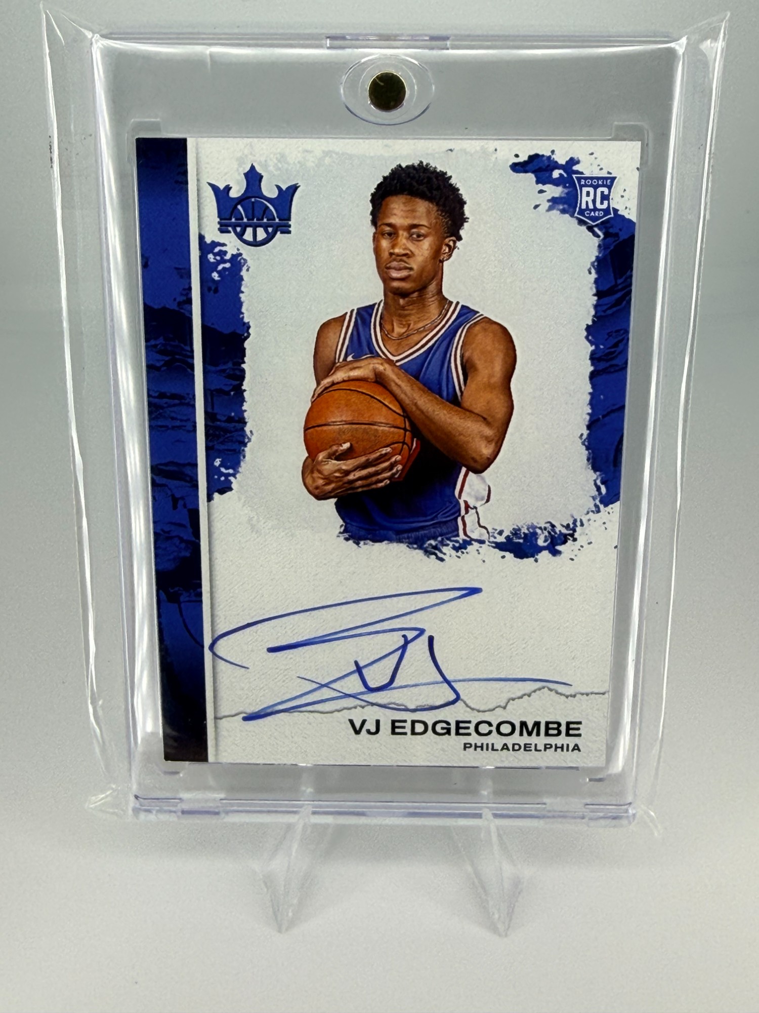 2025-26 Panini Court Kings VJ Edgecombe #NDA-VJE Rookie Auto RC