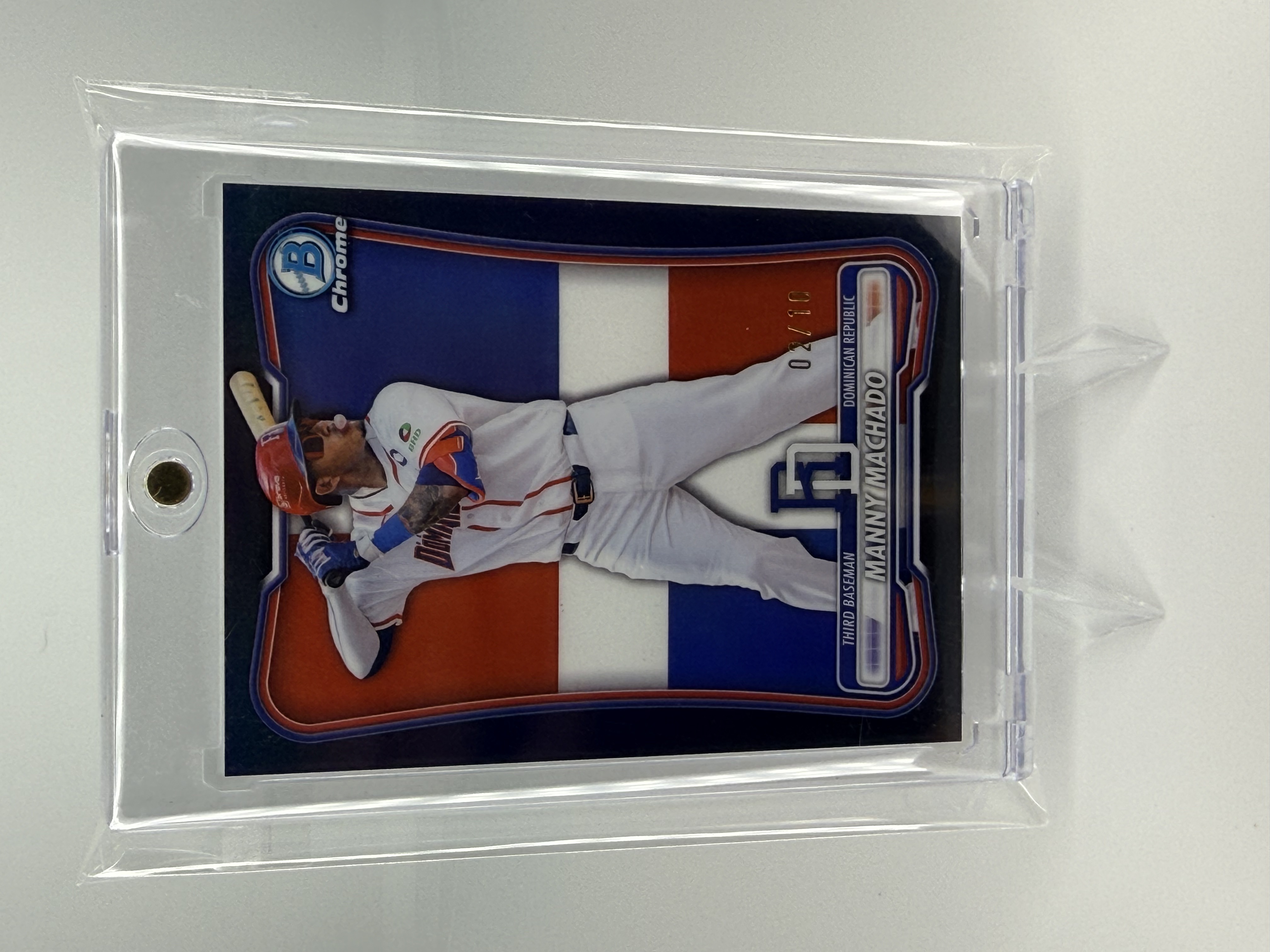 2026 Bowman Chrome Manny Machado #WBC-70 Black /10 02/10